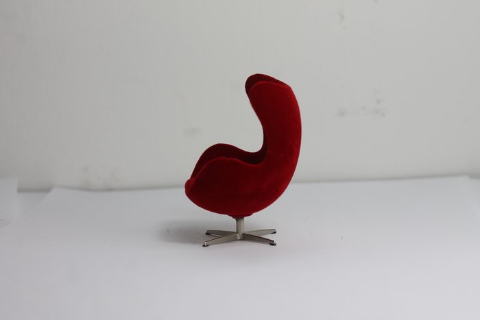 Minimii - Arne Jacobsen - Chaise longue - Fauteuil Lounge Oeuf Miniature - polyuréthane, acier (inoxydable)