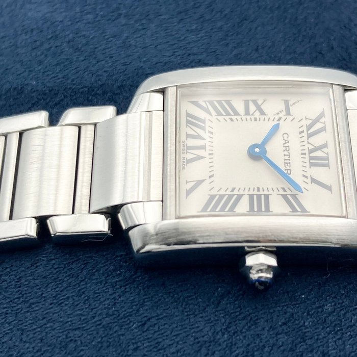 Cartier - Tank Française - Sans Prix de Réserve - W51008Q3 2384 - Femme - 2000-2010