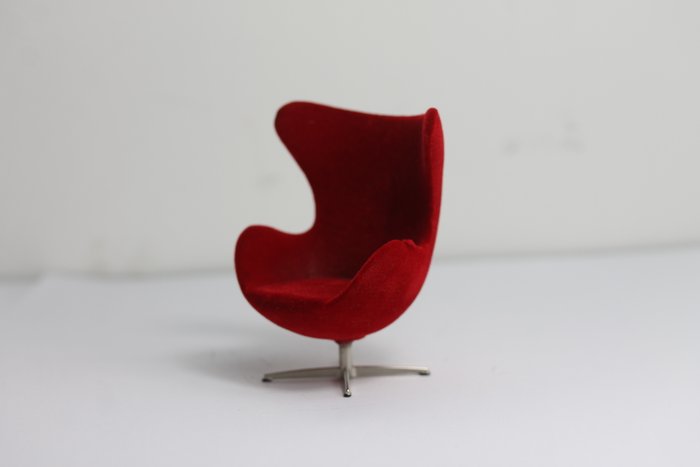 Minimii - Arne Jacobsen - Chaise longue - Fauteuil Lounge Oeuf Miniature - polyuréthane, acier (inoxydable)