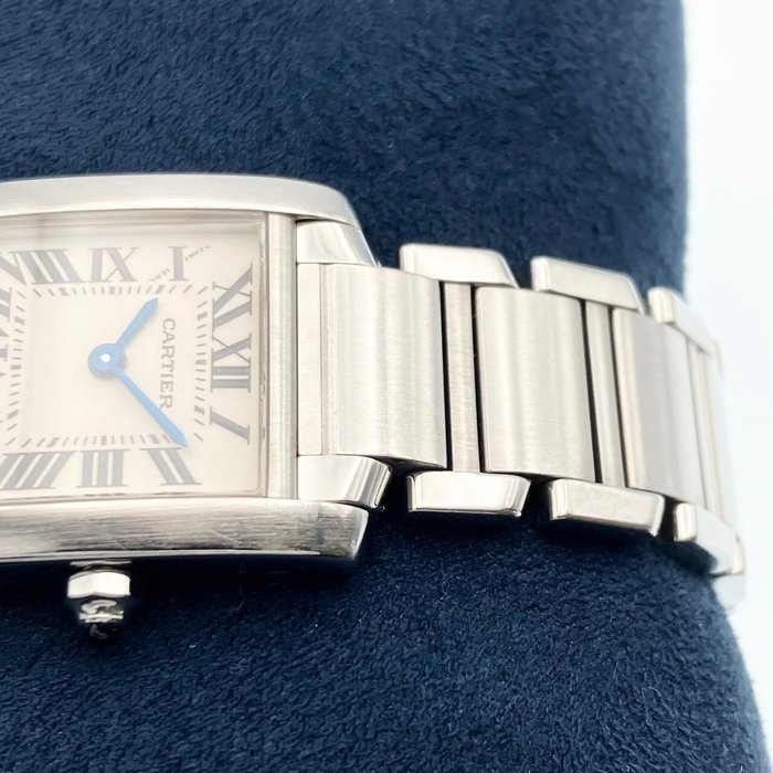 Cartier - Tank Française - Sans Prix de Réserve - W51008Q3 2384 - Femme - 2000-2010