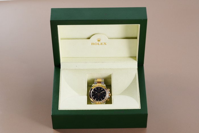 Rolex - Daytona Cosmograph Black Dial Two Tone 18k - 116523 - Homme - 2000-2010
