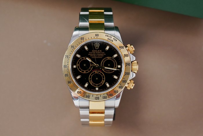 Rolex - Daytona Cosmograph Black Dial Two Tone - 116523 - Homme - 2000-2010