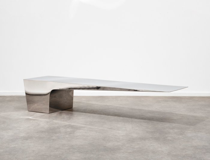Pol Quadens - Table basse - Acier inoxydable - Arrow table