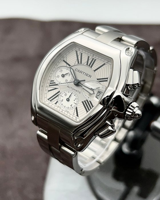 Cartier - Roadster Chronograph - W62019X6 - Homme - 2000-2010
