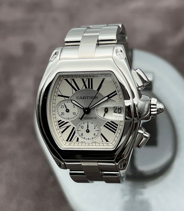 Cartier - Roadster Chronograph - W62019X6 - Homme - 2000-2010