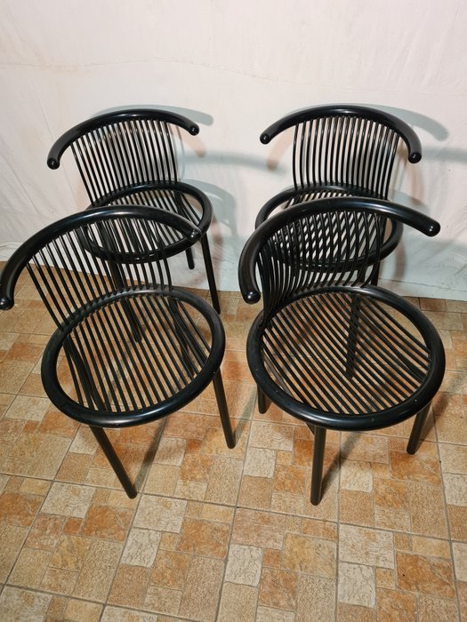 Fantoni Firenze - Jutta Ohl, Herbert Ohl - Chaise (4) - Cirque - Bois