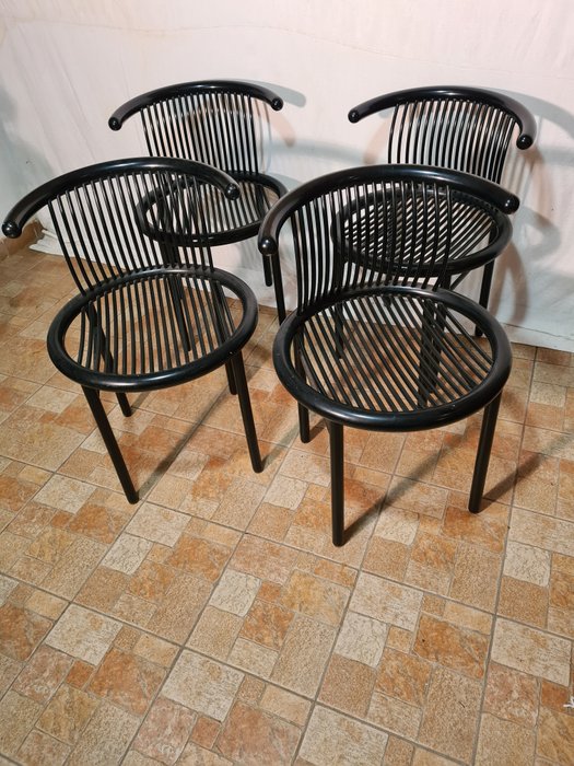 Fantoni Firenze - Jutta Ohl, Herbert Ohl - Chaise (4) - Cirque - Bois