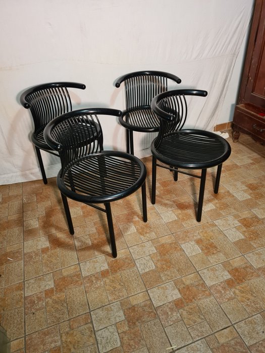 Fantoni Firenze - Jutta Ohl, Herbert Ohl - Chaise (4) - Cirque - Bois