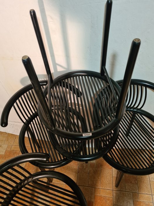 Fantoni Firenze - Jutta Ohl, Herbert Ohl - Chaise (4) - Cirque - Bois