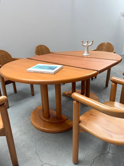 Hirtshals Savvaerk - Rainer Daumiller - Chaise - Aulne - Table à manger et 6 chaises