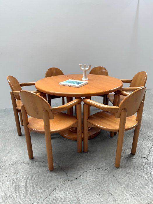Hirtshals Savvaerk - Rainer Daumiller - Chaise - Aulne - Table à manger et 6 chaises