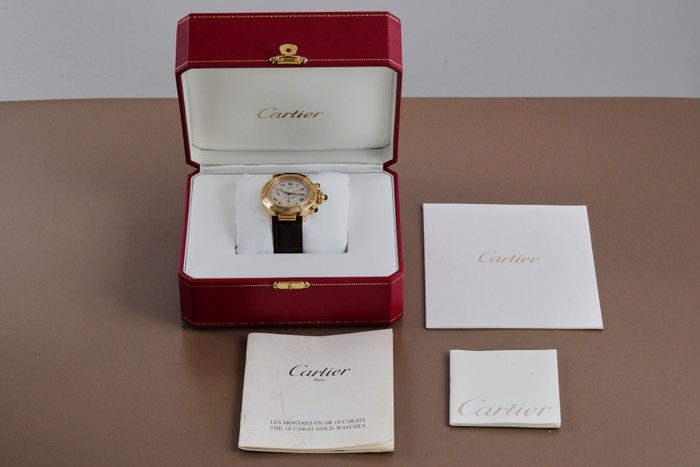 Cartier - Pasha Plongeur Chronograph 18k Gold - 2111 - Homme - 1990-1999