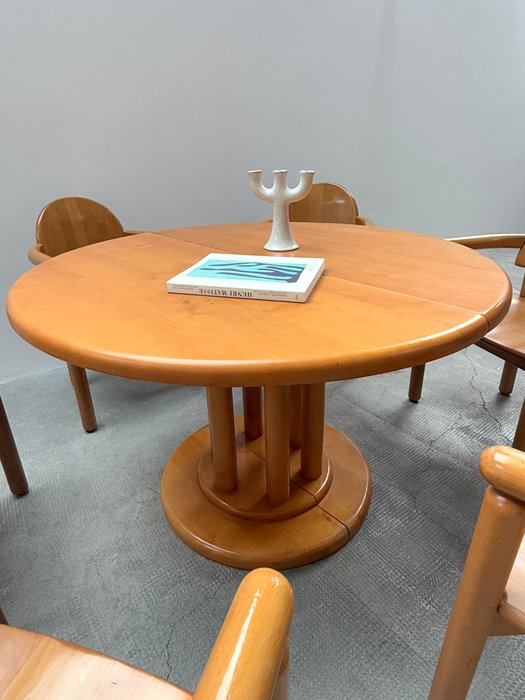 Hirtshals Savvaerk - Rainer Daumiller - Chaise - Aulne - Table à manger et 6 chaises
