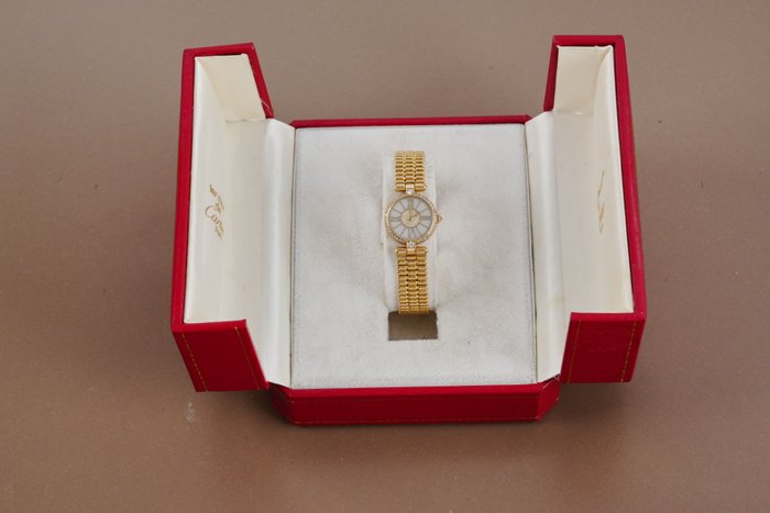 Cartier - Vendome Diamond MoP Dial 18k Yellow Gold - 6602 - Femme - 1980-1989