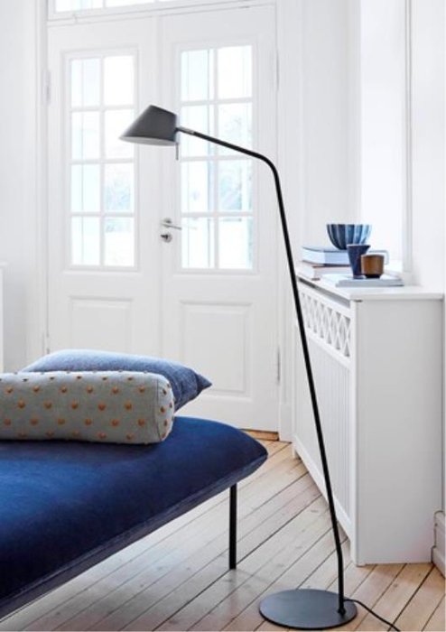 Frandsen - Benny Frandsen - Lampadaire - Plancher de bureau - Noir mat - Métal