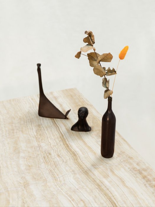 Formaminima - Table basse - Onyx - Table basse en onyx miel