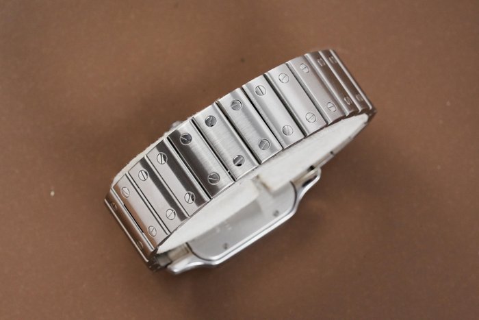 Cartier - Santos Galbee Diamond Bezel - W20098D6 - Homme - 2010-2020