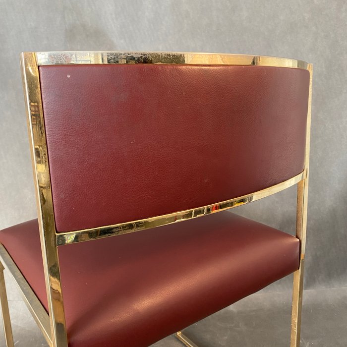 Mario Sabot - Willy Rizzo - Chaise - Fer, vinyle