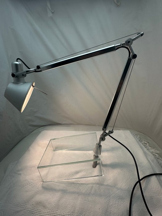 Artemide - Michele De Lucchi - Lampe de table - Mini Ptolémée - Acier, Aluminium - Support de bureau
