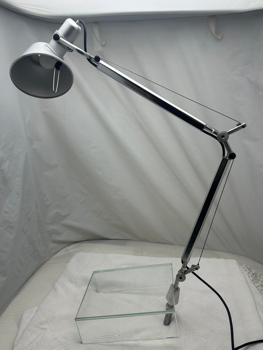 Artemide - Michele De Lucchi - Lampe de table - Mini Ptolémée - Acier, Aluminium - Support de bureau