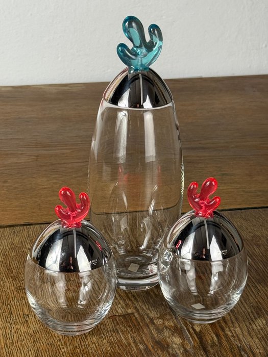 Alessi - Joanna Lala - Salière et poivrière (3) - OLI-OVO /OVOLINI - Verre - OLI-OVO /OVOLINI
