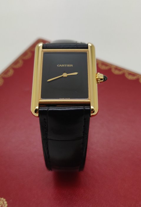 Cartier - 18K Tank Louis Cartier Mechanical - WGTA0091/4369 - Homme - 2020 et après