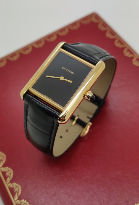 Cartier - 18K Tank Louis Cartier Mechanical - WGTA0091/4369 - Homme - 2020 et après