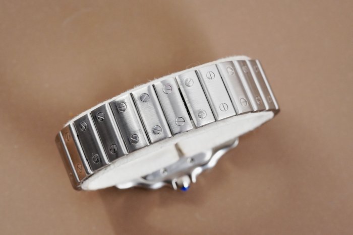 Cartier - Santos Galbée Roman Silver Dial - 2319 - Unisexe - 2000-2010