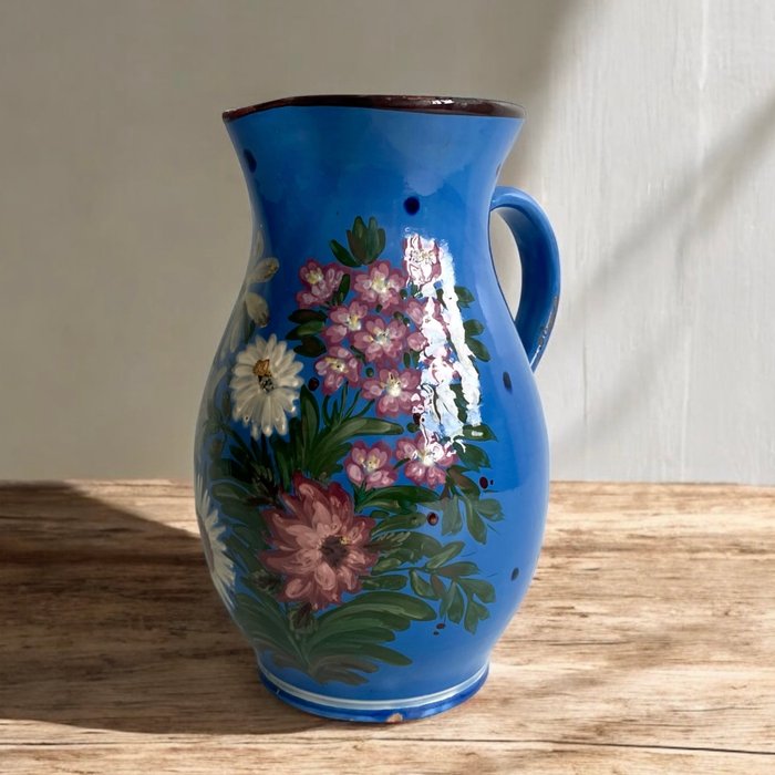 Johann Lipp Merring - Aiguière - Faïence - Grand vase en poterie