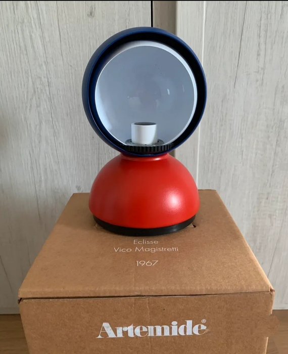 Artemide - Vico Magistretti - Lampe de table de chevet - Éclipse Lavazza Édition Limitée - Métal - Édition Limitée Eclisse