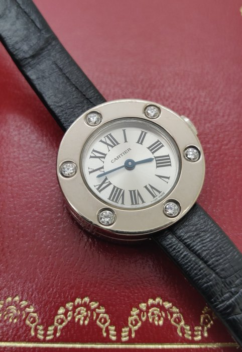 Cartier - 18K White Gold / Diamond Cartier Love watch - WE800131 - Femme - 2000-2010