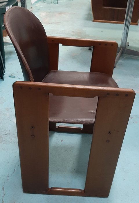 B&B Italia - Afra & Tobia Scarpa - Dialogo - Chaise (2) - dialogue - Cuir de vachette