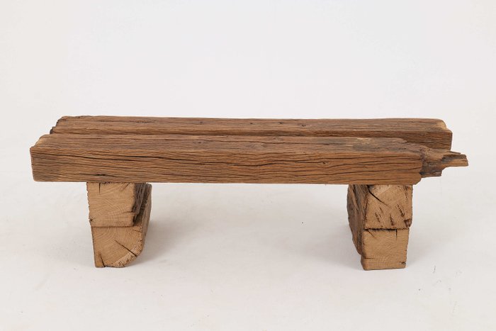 Logniture - Établi - Chêne - Banc en bois récupéré
