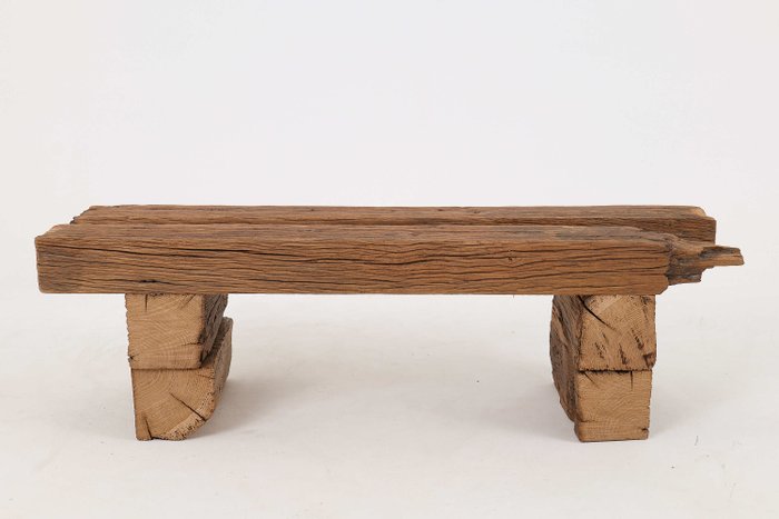 Logniture - Établi - Chêne - Banc en bois récupéré