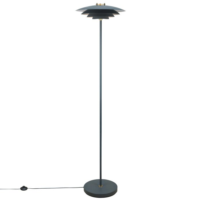 Nordlux - Kåre Bækgård - Lampadaire - Lampadaire Nordlux Bretagne - Gris - Métal