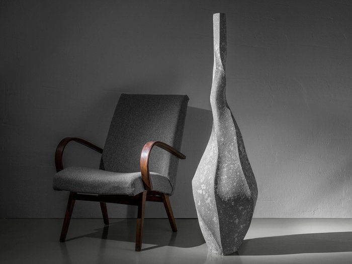 Donatas Zukauskas - Tall Sculptural Vase, Home Accent