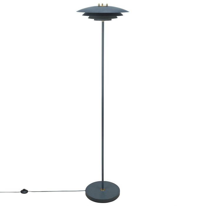 Nordlux - Kåre Bækgård - Lampadaire - Lampadaire Nordlux Bretagne - Gris - Métal