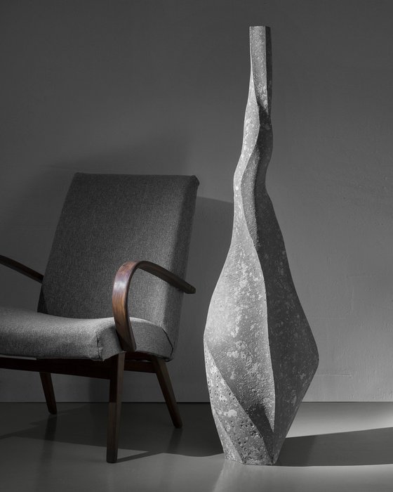 Donatas Zukauskas - Tall Sculptural Vase, Home Accent