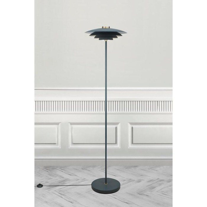 Nordlux - Kåre Bækgård - Lampadaire - Lampadaire Nordlux Bretagne - Gris - Métal