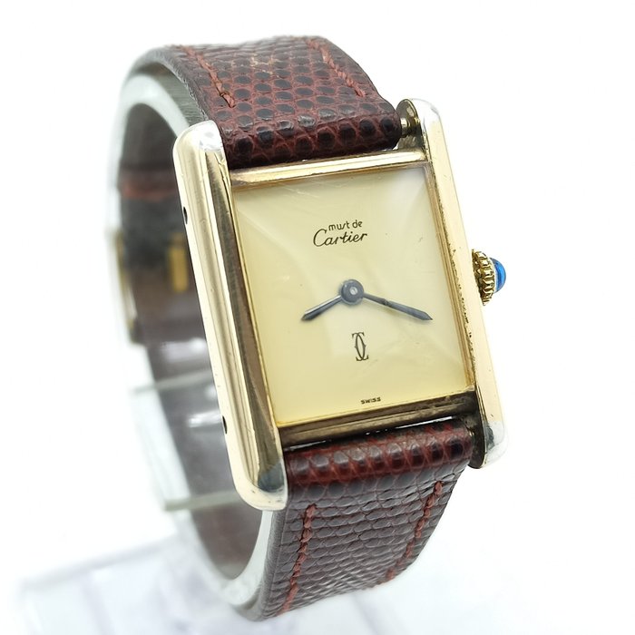 Cartier - Tank Must de Cartier - %27Lemon Dial%27 - 3155 - Unisexe - 2000-2010