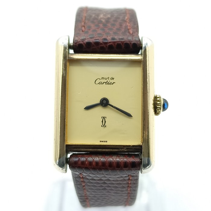 Cartier - Tank Must de Cartier - %27Lemon Dial%27 - 3155 - Unisexe - 2000-2010