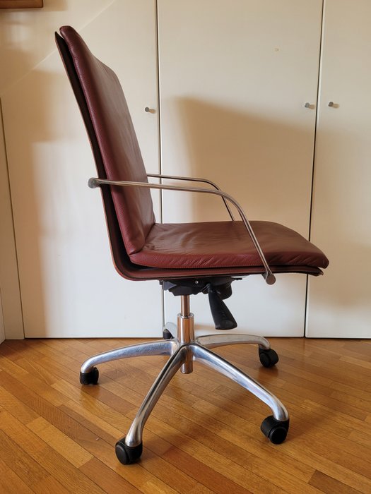Matteo Grassi - Chaise de bureau - Mizar - Métal chromé
