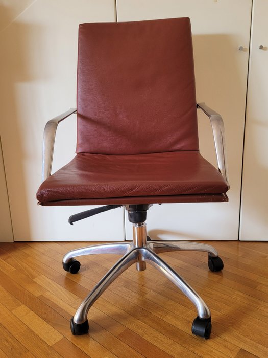 Matteo Grassi - Chaise de bureau - Mizar - Métal chromé