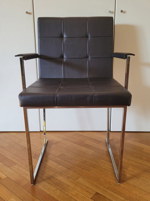 Cattelan - Chaise (2) - Kate - Métal chromé