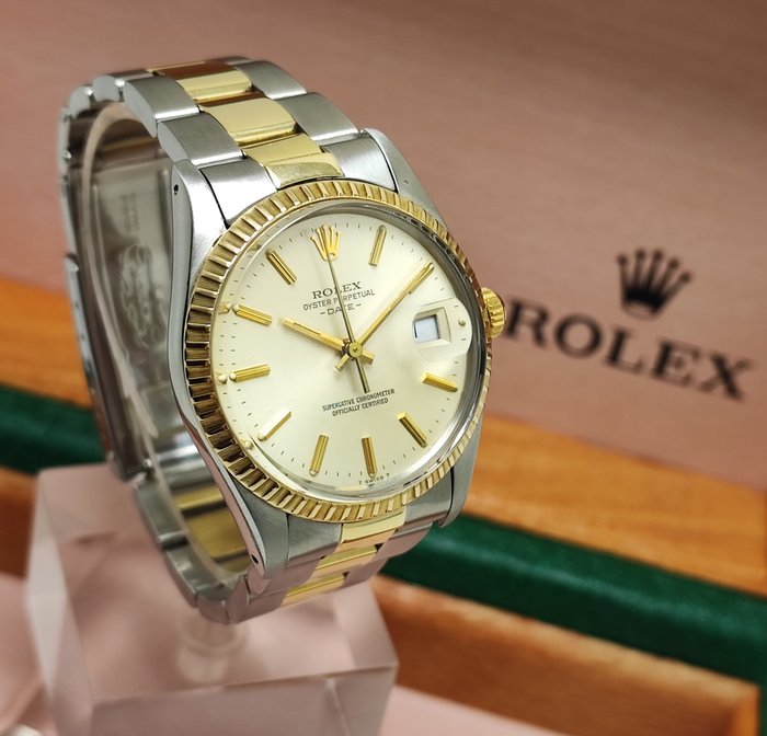 Rolex - Oyster Perpetual Date Gold/Steel - Ref. 15053 - Homme - 1982