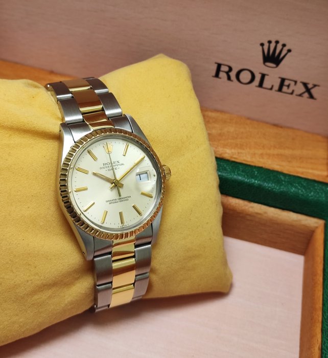 Rolex - Oyster Perpetual Date Gold/Steel - Ref. 15053 - Homme - 1982