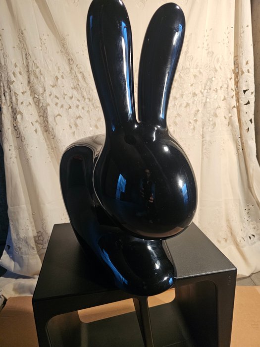 qeeboo - Stefano Giovannoni - Chaise - Bébé Rabbit Métal - Polypropylène