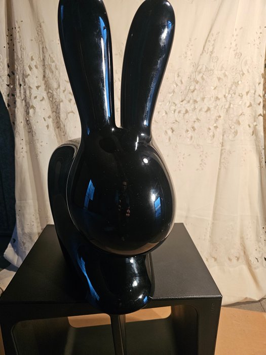 qeeboo - Stefano Giovannoni - Chaise - Bébé Rabbit Métal - Polypropylène