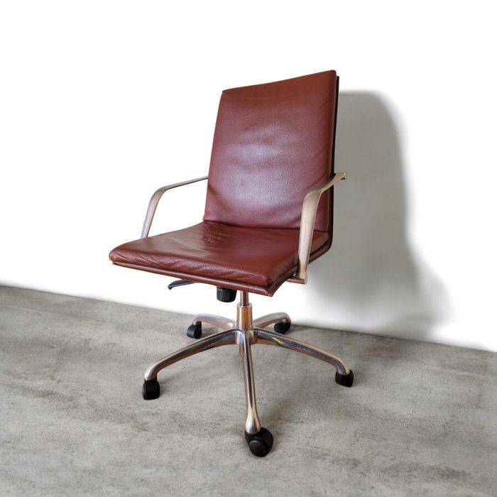 Matteo Grassi - Chaise de bureau - Mizar - Métal chromé