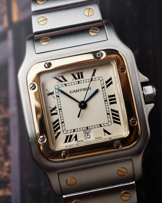 Cartier - Santos Galbée - 187901 - Homme - 1990-1999